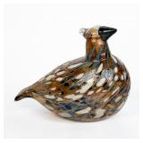Iittala Toikka Ruffed Grouse Glass Bird