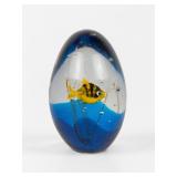 Elio Raffaeli Murano Glass Aquarium Sculpture