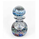 Millefiori Murano Art Glass Perfume Bottle