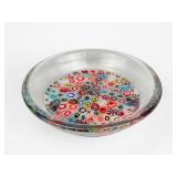 Venini Murano Millefiori Glass Dish