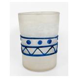 Gino Cenedese MCM Murano Frosted Glass Vase