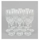 (10) Baccarat Massena Champagne Glasses