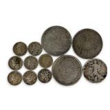 Group of US & Foreign Silver Coins