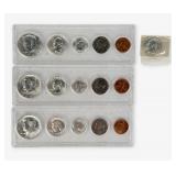 (3) 1964 Proof Sets & 1963 BU (Brilliant Uncirculated) Quarter