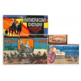 Group of (4) Vintage Horse Racing Games