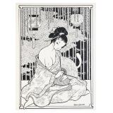 Reed Waller Original 'Geisha' Print
