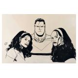 Chris Sprouse Original Ink on Paper Illustration