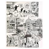 Howard Cruse Original 'Stuck Rubber Baby pg. 196' Ink on Paper