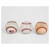 (3) Signed Baseballs Inc Roger Clemens (E)