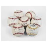 (7) Signed Major League Baseballs (C)