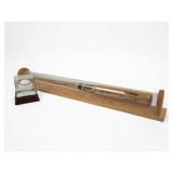 Signed Ryan Sandberg Baseball Bat and Ball