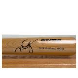 Signed Mike Trout Rawlings Adirondack Big stick Baseball Bat