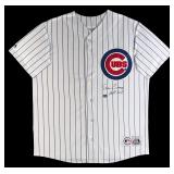 Signed Ernie Banks 'Mr. Cub' Signed Cubs Baseball Jersey
