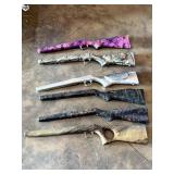 Lot of 6 Hydro Dipped Gun Stocks