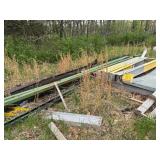 PIle of I Beam Square Tubing