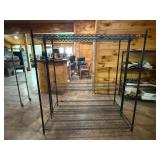 Lot of 2 Metal Wire Shelves