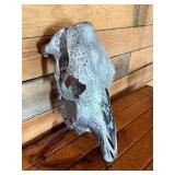 Hydro Dipped Cow Skull