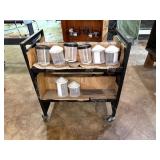Metal Paint Shop Cart