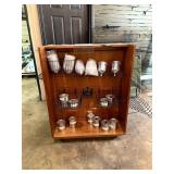 Wooden Display on Casters