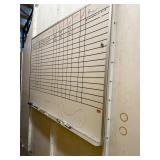 Dry Erase Board w/Schedule Grid