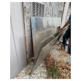 3 Scrap Polished Aluminum Sheets