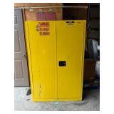 Uline H-1564M-Y Flammable Liquid Storage Cabinet