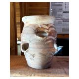 Hen and Chick Clay Pot