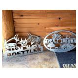 2 Metal Signs