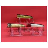 Lot of Vintage Heddon Lucky 13 Fishing Lures