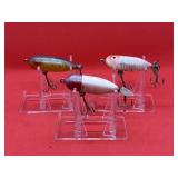 Lot of Vintage Heddon Tiny Torpedo Fishing Lures