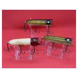 Lot of Vintage Heddon Lucky 13 Fishing Lures