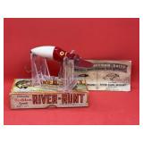 Vintage Heddon Go Deeper River Runt Fishing Lure