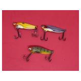 Lot of Vintage Heddon Sonar Fishing Lures