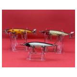 Lot of Vintage Heddon Dowagiac 150 Fishing Lures