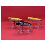 Lot of Vintage Heddon Chugger Spook Fishing Lures