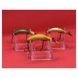 Lot of Vintage Heddon Tadpolly Spook Fishing Lures