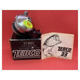 Vintage Zebco Model 33 Fishing Reel