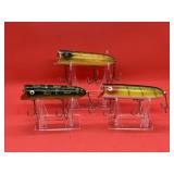 Lot Vintage Heddon Lucky 13 Fishing Lures