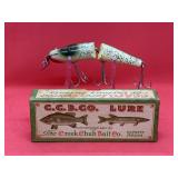 Vintage C.C.B. Co 'Jointed Pikie' Fishing Lure