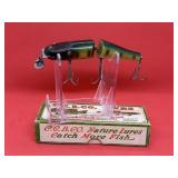 Vtg C.C.B Co Creek Chub Jointed Pikie Fishing Lure