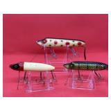 Lot of Vintage Heddon Flap Tail Fishing Lures