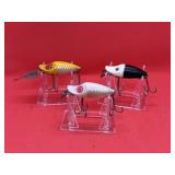 Lot of Vtg Heddon Midget River Runt Fishing Lure