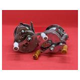 Lot of Vintage Pflueger Fishing Reels