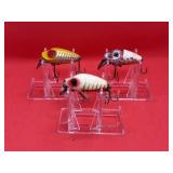 Lot of Vintage Heddon Midget Digit Fishing Lures