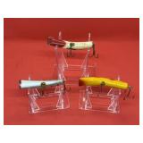 Lot of Vintage Kautzky Lazy Ike Fishing Lures