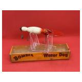 Vintage Bomber Water Dog Fishing Lure