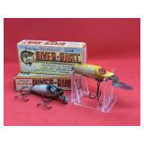 Vintage Heddon River Runt Fishing Lures