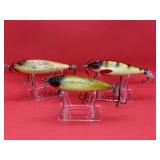 Lot of Vtg C.C.B Co Injured Minnow Fishing Lures