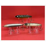 Lot of Vintage Heddon Zara Spook Fishing Lures