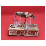 Vtg Heddon River Runt Spook Sinker Fishing Lure